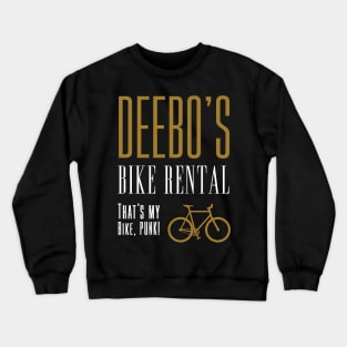 deebos bike rentals Crewneck Sweatshirt